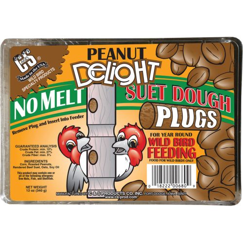 C&S Suet Plug Peanut Delight