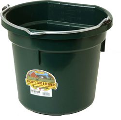 Bucket Flatback 20Qt Green