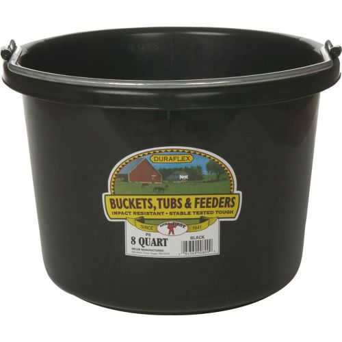 Bucket Rnd 8Qt Black