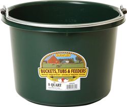 Bucket Round 8Qt Green