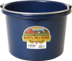 Bucket Round 8Qt Navy