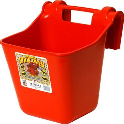 Hook Over Bucket 12Qt Red