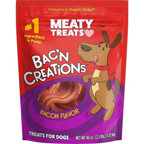 40Oz Meaty Treat Bacon Strips