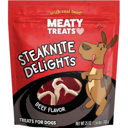 25oz Meaty Treat Steaknite Delights Beef