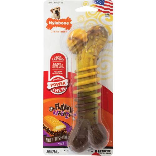 Nylabone Power Chew Flavor Frenzy Philly Cheesesteak Souper Size