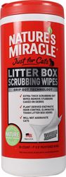 Natures Miracle Litter Box Scrub Wipes 30Ct