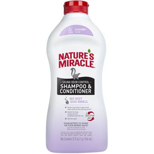 Nature's Miracle Skunk Odor Remover Lavender Shampoo & Conditioner 32oz