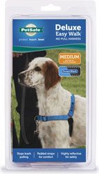 Petsafe Deluxe Easy Walk No-Pull Harness Medium Ocean