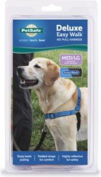 Petsafe Deluxe Easy Walk No-Pull Harness Medium Large Ocean