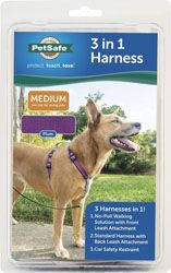 Petsafe Harness 3-In-1 Xsm Plum