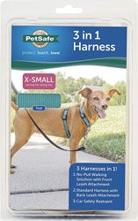 Petsafe Harness 3-In-1 Xsm Teal