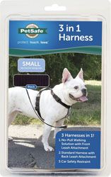 Petsafe Harness 3-In-1 Small Black