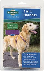 Petsafe Harness 3-In-1 Large Plum