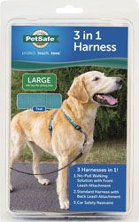 Petsafe Harness 3-In-1 Large Teal