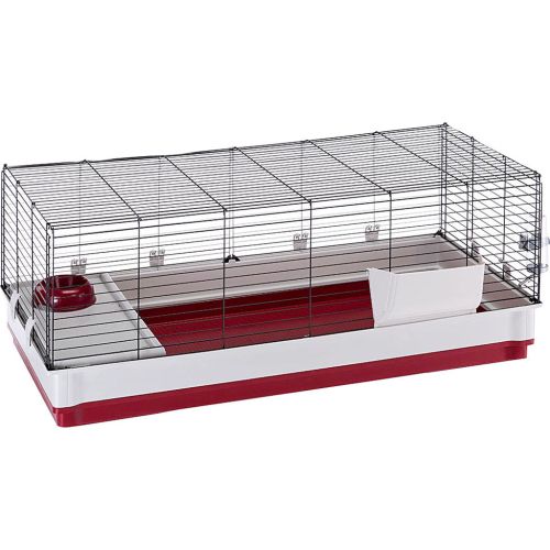 Rabbit Cage Xl Burgundy Krolik