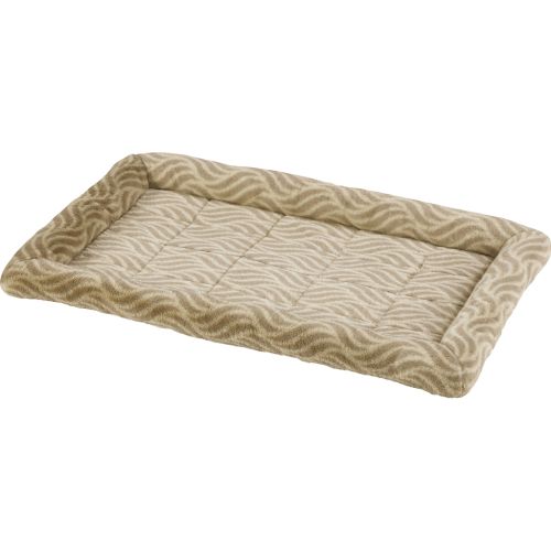 Qt Dlx Wave Pet Bed Tan 36"