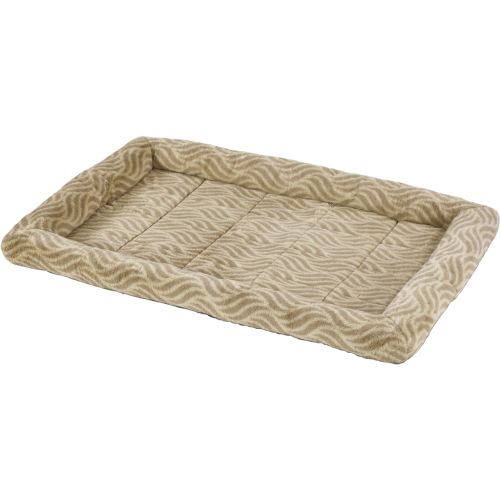 Qt Dlx Wave Pet Bed Tan 42"