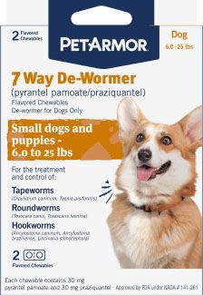 Petarmor Dewormer 6-25 Lbs