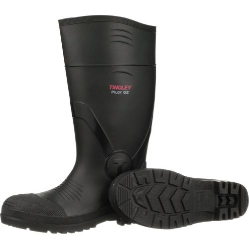 SZ 8 BLK PVC Sock Boot