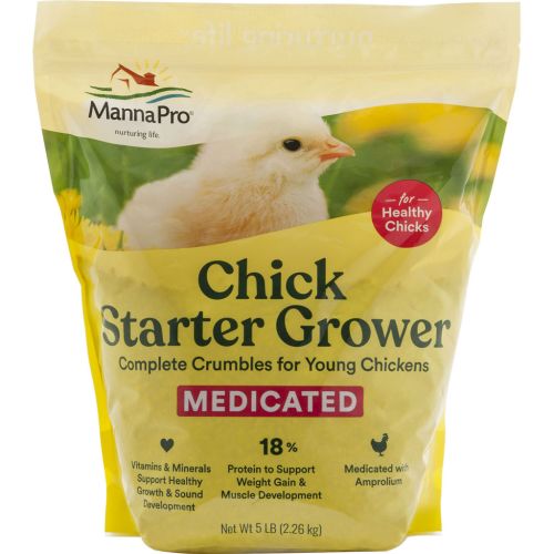 Mannapro Chick Starter Medicated 5Lb