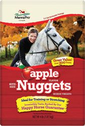 Manna Pro Apple Nugget Horse Treat 4Lb