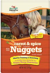 Manna Pro Carrot Horse Treat 4Lb