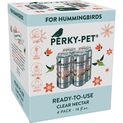 Perky Pet Hummingbird Nectar Clear 16oz 4 pk