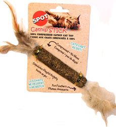 Spot Catnip Stick 4" With Feathers