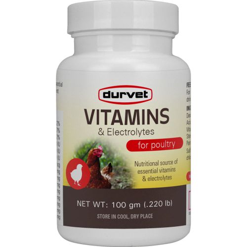 Durvet Vitamins & Electrolytes For Poultry 100Gm