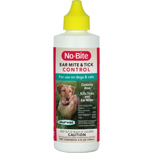 No Bite Ear Mite Control For Dogs & Cats 4Oz