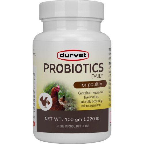 Durvet Probiotics Daily For Poultry 100Gm
