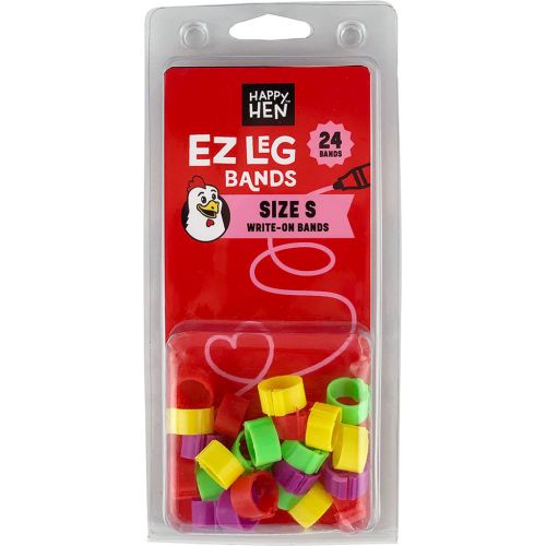 Leg Bands Write-On Small 24Pk