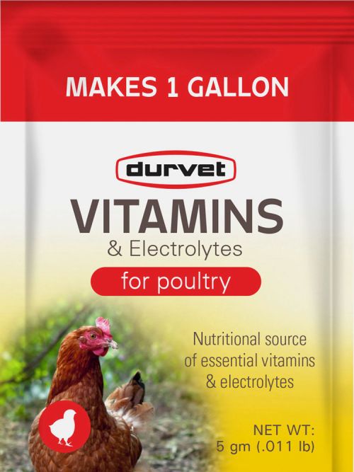 Durvet Vitamins & Electrolytes For Poultry 5Gm