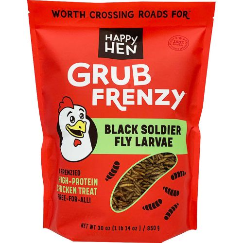 Happy Hen Grub Frenzy Soldier Fly Larvae 30Oz
