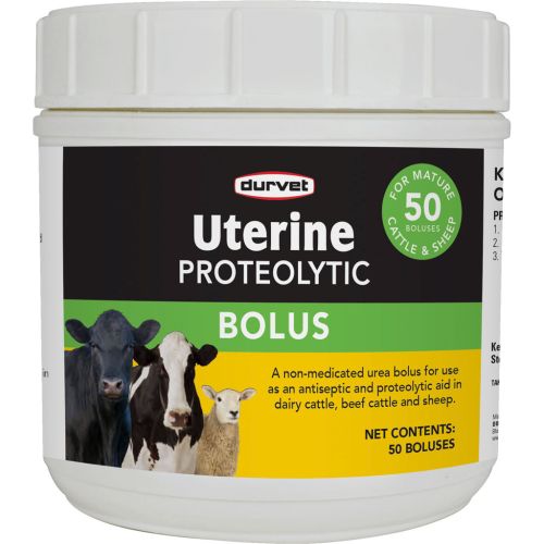 Durvet Uterine Proteolytic Bolus 50Ct