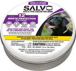 Salvo Flea/tick Collar Dg Lg-2pk