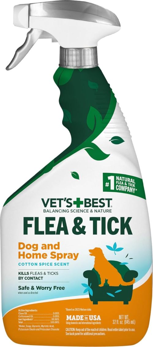 Vet's Best Flea & Tick Dog & Home Spray 32oz