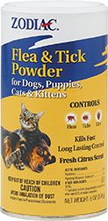 Zodiac Flea & Tick Powder 6Oz