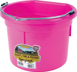 Bucket Flatback 8Qt Pink