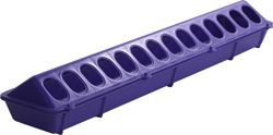 20" Poultry Fdr  Purp Plstc Rail