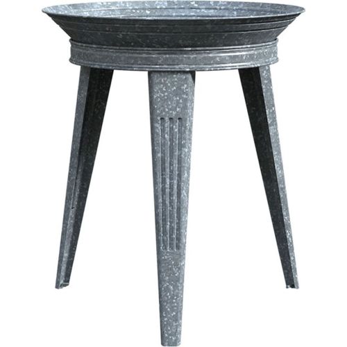 Birdbath Rustic Farmhouse Galvanized