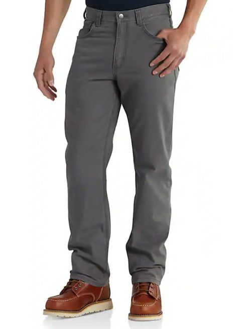 Carhartt Mens 5 Pocket Pant Relaxed Fit Rugged Flex Canvas