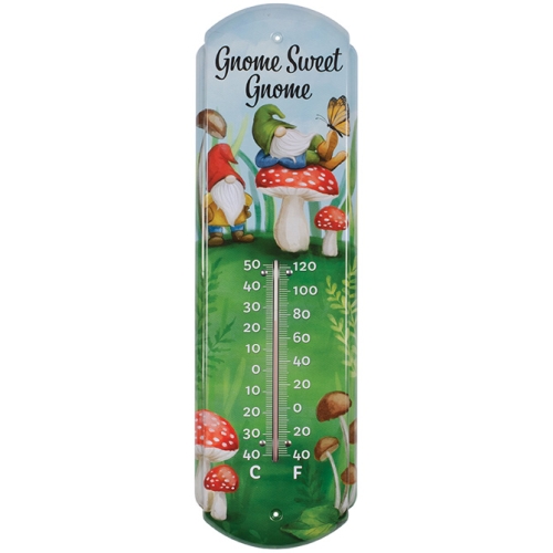 Thermometer Tin Gnome