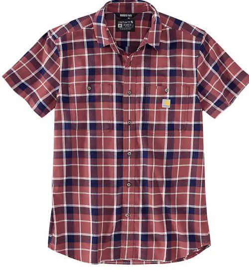 Carhartt Mens Rugged Flex Relaxed Fit Lightweight Button Up Shirt