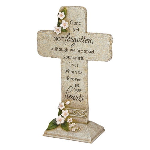 Memorial Cross Resin Hearts