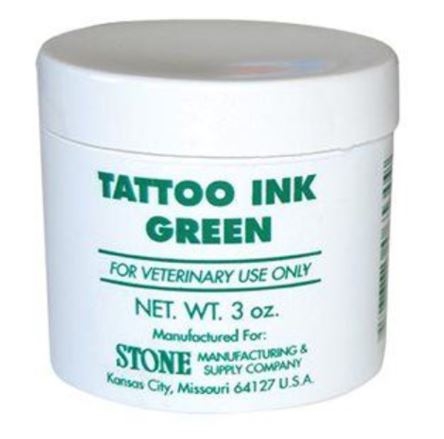 Indelible Green Tattoo Ink 3oz