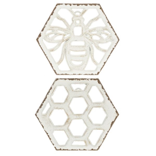 Trivet Bee Honey Comb Metal