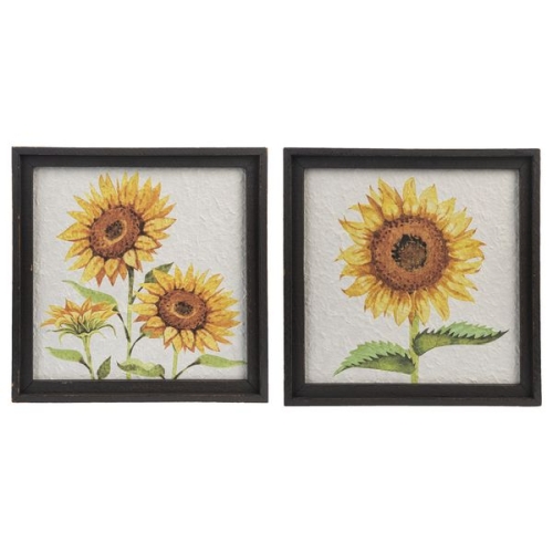 Wall Decor Sunflower Astd