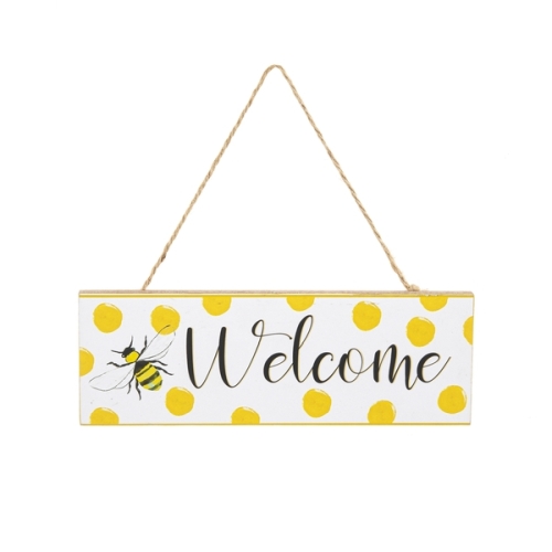 Prnt Welcome Bee Wldcr Mdf