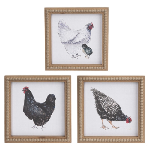 Wall Decor Rooster/chkn